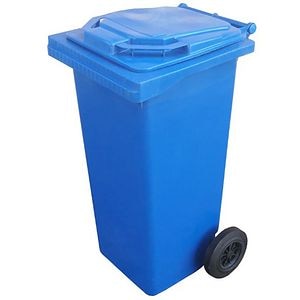 Pubela gradina NAPOCHIM, 240 L, albastru