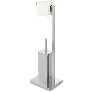 Suport perie WC argintiu, Cooke & Lewis Kotra