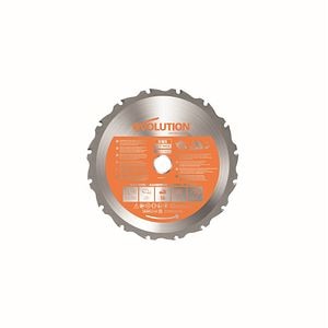 Lama fierastrau circular, multisuprafete, 210 x 25.4 mm, 20T, otel, portocaliu • Evolution Rage