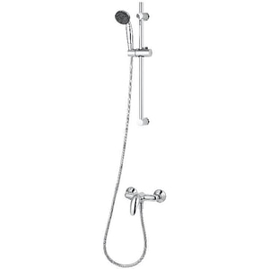 Set dus GOODHOME Blyth, cu deviator, 1 functie, crom