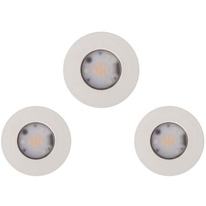 Set 3 spoturi LED COLOURS Minos, 4.5W, 210lm, IP44, 4000K, alb