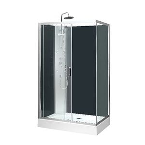 Cabina dus hidromasaj, dreptunghiulara, 80 x 120 x 225 cm • GoodHome Onega