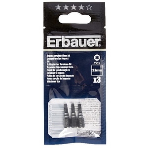 ERBAUER SET 3 BITI IMPACT 25MM