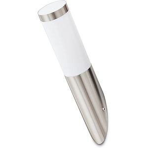 Aplica exterior BLOOMA Hollis, E27, 15W, IP44, argintiu