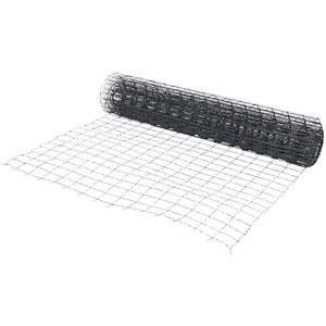 Rola plasa gard BLOOMA 100613074, 1.5x25 m, Ochi 75x100mm, gri