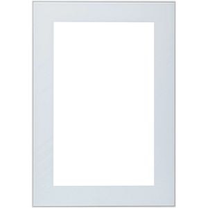 Front usa GOODHOME Winterana, Sticla,MDF, 49.7 x 71.5 x 2 cm, Alb