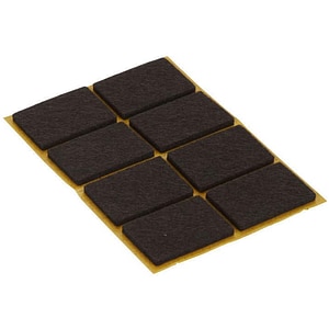 Set 4 protectii podea DIALL 100616706, 35 x 24 mm