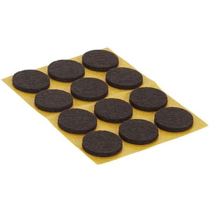 Protectii podea pentru scaune si mobilier DIALL, adezive, 22mm, 12buc