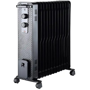 Calorifer electric cu ulei, 13 elementi, 3000W, negru