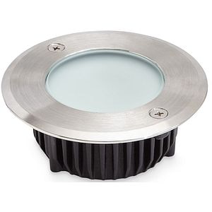 Spot LED incastrat BLOOMA Flax, 5.5W, 300lm, IP65 & IP67, argintiu