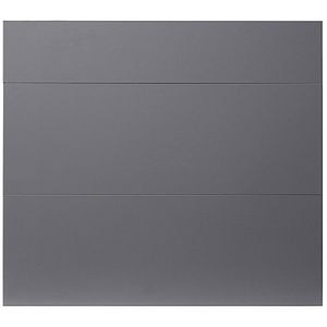 Front usa cu 3 sertare GOODHOME Stevia, MDF, 79.7 x 71.5 x 1.8 cm, Gri