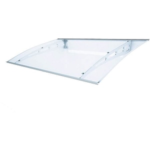 Marchiza fixa Geom Ricardi, aluminiu, 140 x 90 cm, argintiu