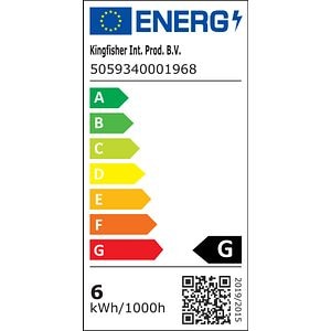 Veioza neagra LED, 6W 