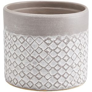 Ghiveci flori GOODHOME, terrazzo, D 12.5 cm, bej