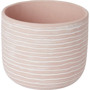 Ghiveci rotund GOODHOME, argila, 20 cm, roz