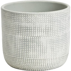 Ghiveci rotund GOODHOME, argila, 10.5 cm, gri