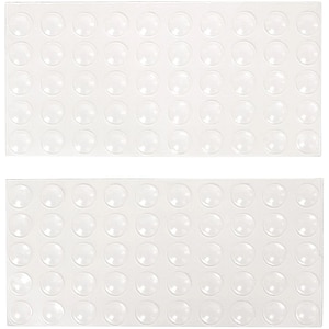 Opritor autoadeziv fronturi bucatarie GOODHOME, plastic, 10 mm, transparent, 100 bucati