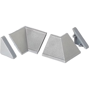 Set accesorii profil inaltator pentru blat GOODHOME, 1.5 mm, ABS, gri
