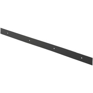 Terminatie blat GOODHOME Nantua, aluminiu, 62 x 3.8 x 0.2 cm, negru