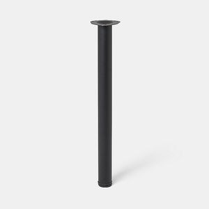 Picior blat GoodHome Nantua, 87x6 cm. negru