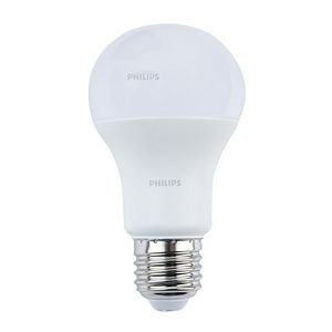Set 2 becuri LED, E27, 75W, 4000K, sticla mata, model A60 • Philips