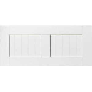 Front usa GOODHOME Alpinia, MDF, 79.7 x 35.6 x 1.8 cm, Alb