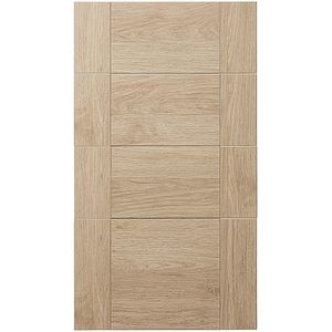 Front usa cu 4 sertare GOODHOME Alpinia, PAL,MDF, 39.7 x 71.5 x 1.8 cm, Maro