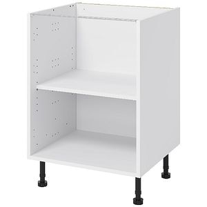 Corp inferior bucatarie GOODHOME Caraway, PAL, 60 x 57 x 72 cm, alb