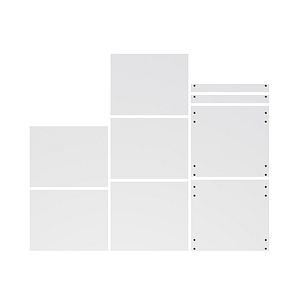 Rafturi corp mobila GoodHome Cicely, 60 cm, alb