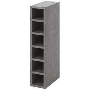 Corp suport vin GOODHOME, PAL, 15 x 32 x 72 cm, gri