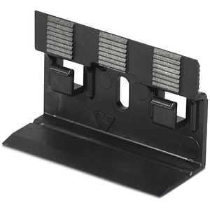 Clema fixare plinta GOODHOME, PVC, 4 x 1.6 cm, negru
