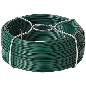Cablu de legatura cu suport BLOOMA, 1.2 mm x 50 m, otel, verde