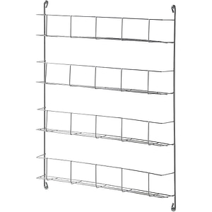 Suport organizator pentru bucatarie Datil GOODHOME, 4 niveluri, 50 x 39 x 39 cm, otel, argintiu