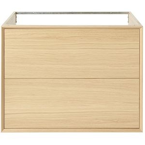 Masca lavoar GoodHome Avela, suspendata, 80 x 45 x 60 cm, stejar