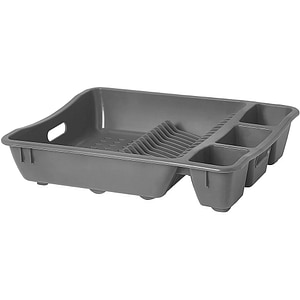 Tava scurgator vase GOODHOME Datil, polipropilena, 45 x 36 cm, antracit