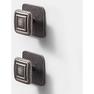 Maner GOODHOME Pindur, aliaj zinc, 4.5 cm, gri