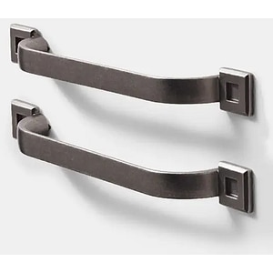 Maner mobila GOODHOME, 22 x 2.5 x 3.1cm, aluminiu, argintiu