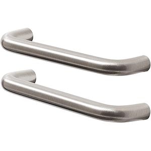 Set manere GOODHOME, 2 buc, otel, argintiu