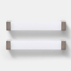 Set manere GOODHOME Mulco, 2 buc, aluminiu, alb