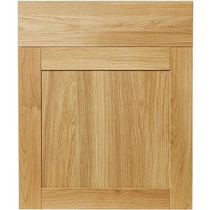 Front usa si sertar GOODHOME Verbena, Lemn masiv, 59.7 x 71.5 x 2 cm, Natur