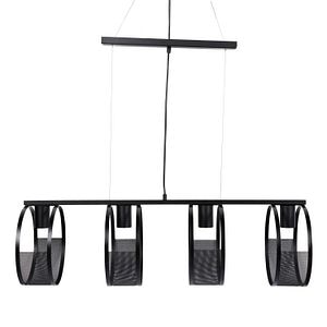 Pendul, negru, 4 x 60 W • Luminex Siner