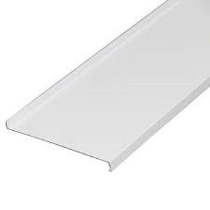 Glaf Exterior, Alb, Aluminiu, 300 x 20 cm • ALLY MET