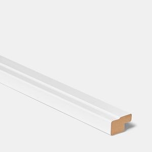 Cornisa GOODHOME Artemisia, 3.5 x 240 cm, MDF, alb mat