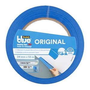 Banda mascare 2.4 cm x 55 m Albastru  Scotch