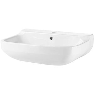 Lavoar baie GOODHOME Teesta, portelan, montare pe perete, 56 x 40 cm, alb lucios