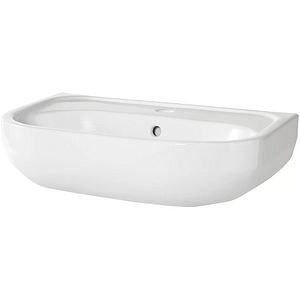 Lavoar baie GOODHOME Cavally, ceramica, montare pe perete, 56 x 40 cm, alb lucios