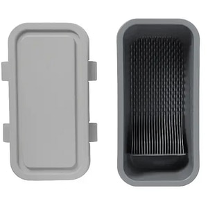 Tavita pozitionare pensule GOODHOME 100681139, plastic, gri