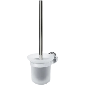 Set perie toaleta GOODHOME Ormara, argintiu-transparent