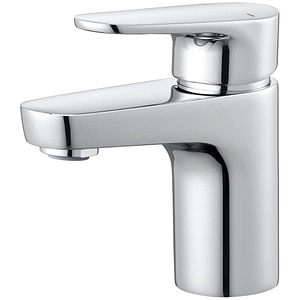 Baterie lavoar GOODHOME Cavally, inaltime 12.1 cm, alama, argintiu