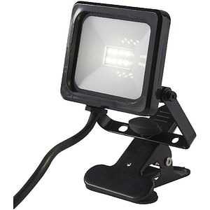 Proiector LED cu clips, 8W, negru